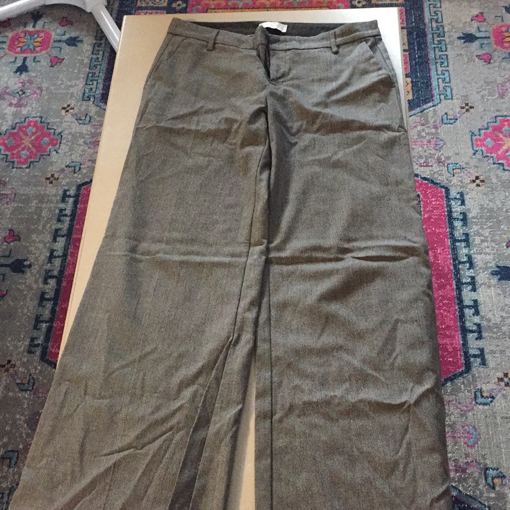 Gap wide leg trouser gray 6a euc